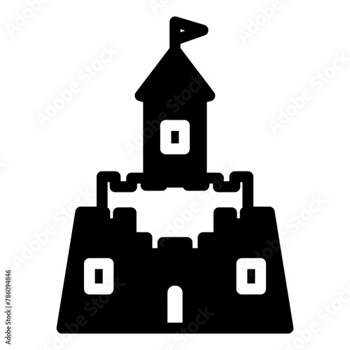 sand castle icon