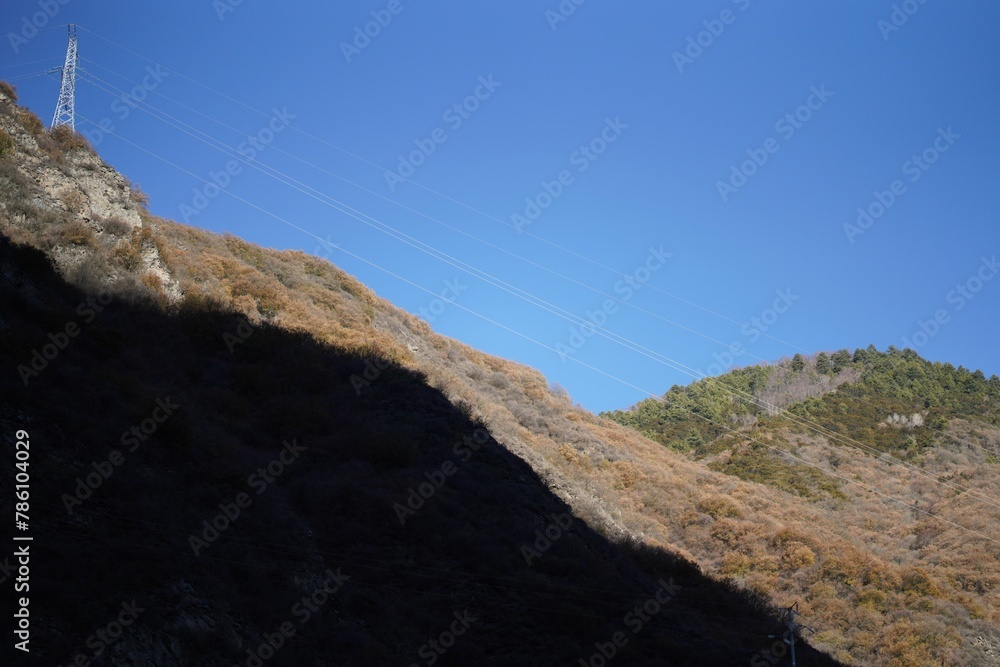Fototapeta premium Yin Yang Mountain Range
