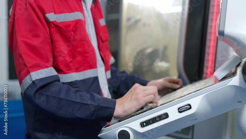 Group of multiethnic engineer researching and developing a robotics arm in scientific technology laboratory. Technician examining Industrial robot machine. Automated and manufacturing factory concepts