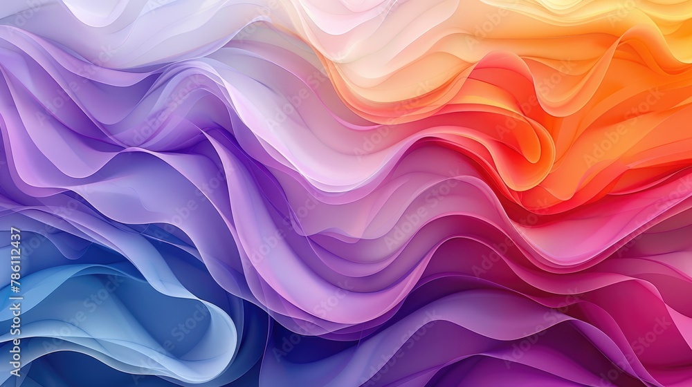 Obraz premium Abstract Seamless Background Pattern with Beautiful Gradient Colors