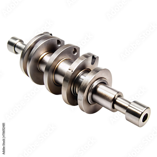 Axle shaft isolated on transparent background