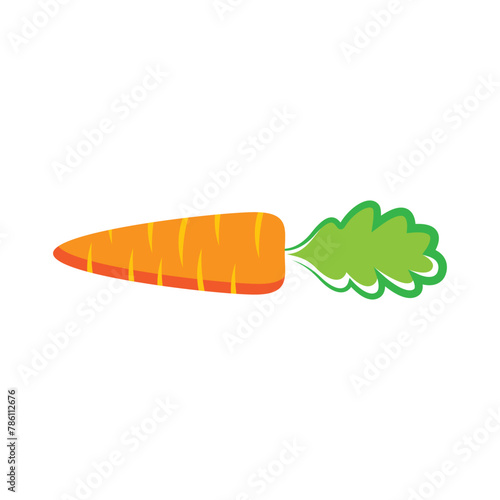 carrot vegetable logo design rich in vitamin a