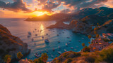 Captivating Views of Catalina Island, Catalina Island, California, Landscapes, Coastline, Landmarks, Realism