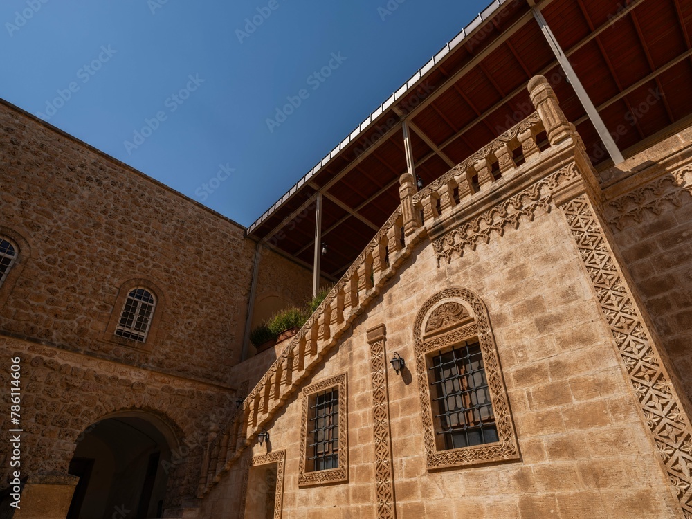 Mor Gabriel Syriac Orthodox Church From Mardin City Turkey