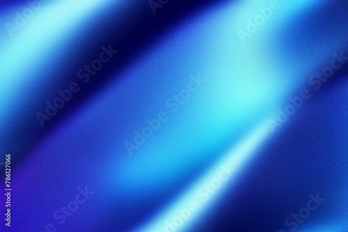 Iridescence Dark Blue Grainy Gradient Abstract Background Poster Banner photo