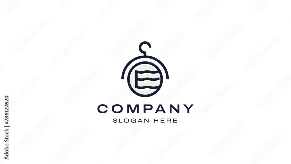 Letter E Apparel Modern Logo Design Letter E Apparel Modern Logo Design