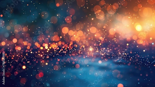 Abstract sparkling lights background