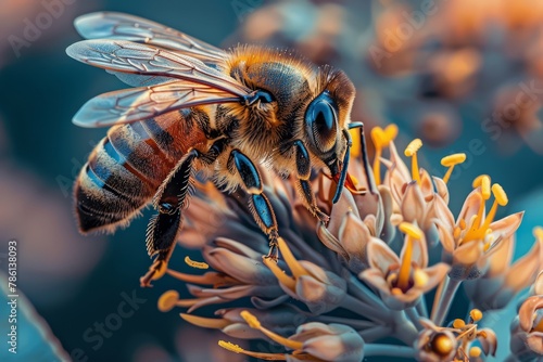 A bee on a flower. © Zero Zero One