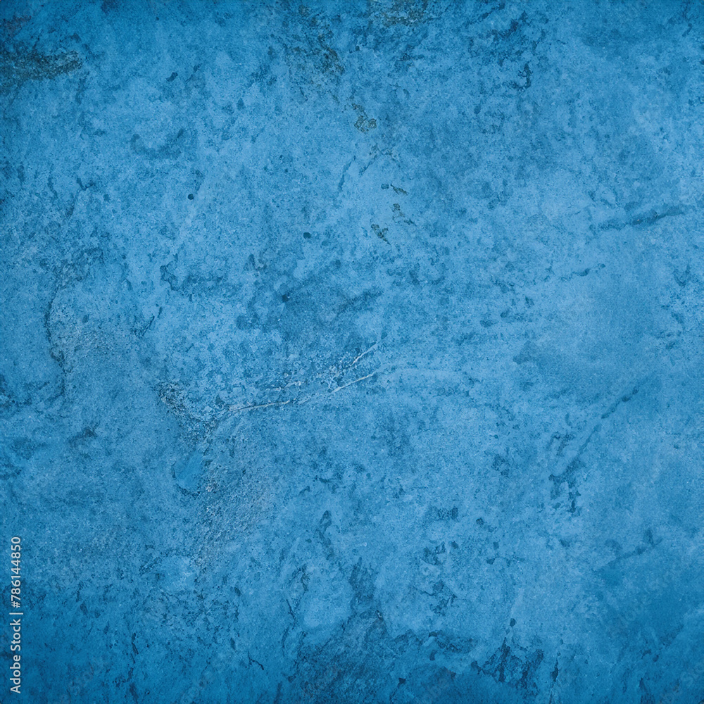 Obraz premium Deep Azure Concrete Surface