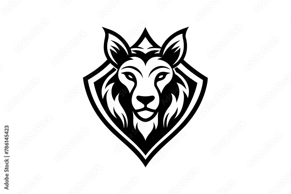 Incorporate gradients into an animal-inspired line art logo design with detailed vector illustrations Incorporate gradients into an animal-inspired line art logo design with detailed vector illustrations