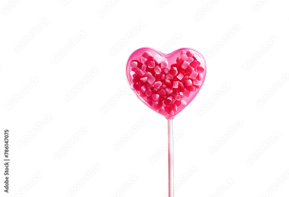 heart shaped candy