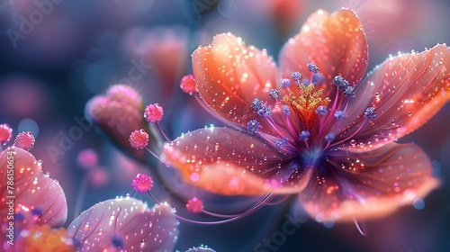Behold the majestic symphony of colors as AI-generated flora intertwine in a mesmerizing botanical garden, each petal a testament to the boundless creativity of machine intelligence.