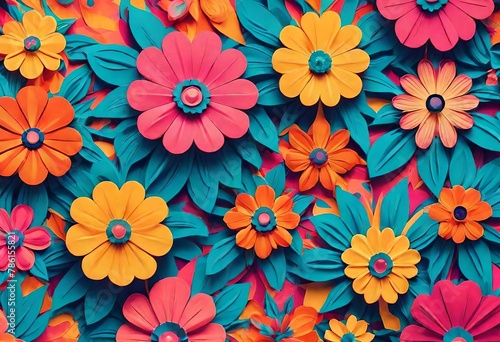 seamless floral background © muhammad