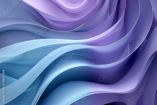 elegant curved lines in shades of blue and purple modern abstract wavy background design