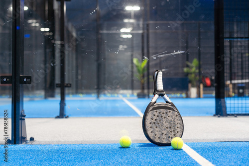 Fototapeta Naklejka Na Ścianę i Meble -  paddle balls and racket. sport