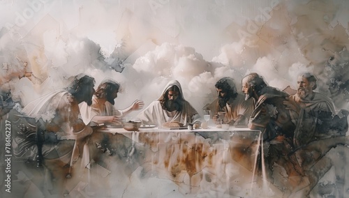 Jesus preached the Lord's Supper with his disciples © SHI