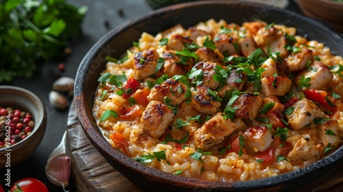 paella, Chicken with Rice