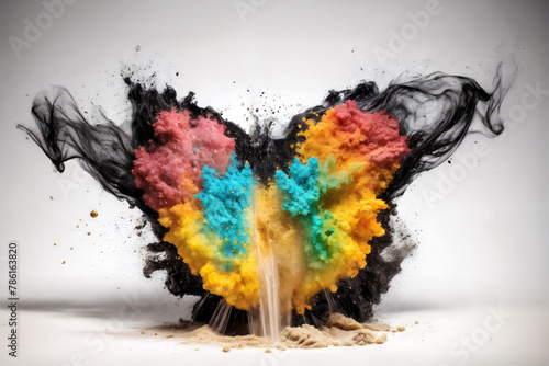 Farfalla di sabbia colorata II photo