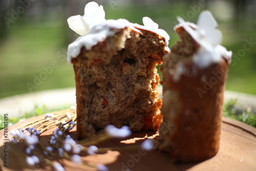 Easter in Ukraine. Easter cake