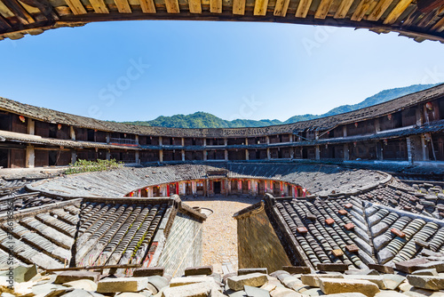 Tulou Nanyang Building, Yongshan Village, Raoping, Chaozhou, Guangdong, China photo