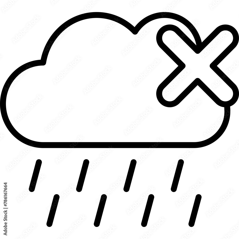 No Rain Icon