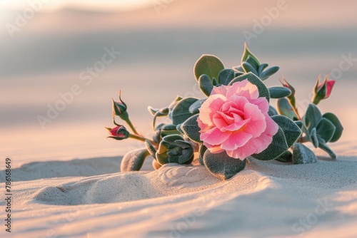 Delicate Pink Flower Bloomi...