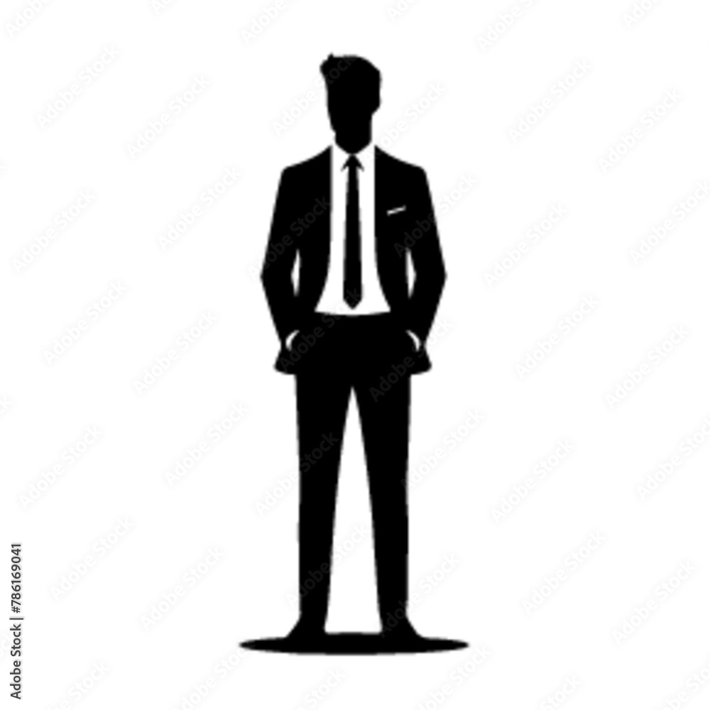 business man standing pose back view vector black color silhouette, Black color silhouette white background (13) business man standing pose back view vector black color silhouette, Black color silhouette white background (13)