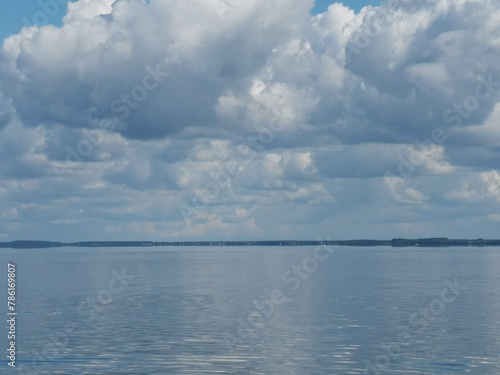 clouds over the sea