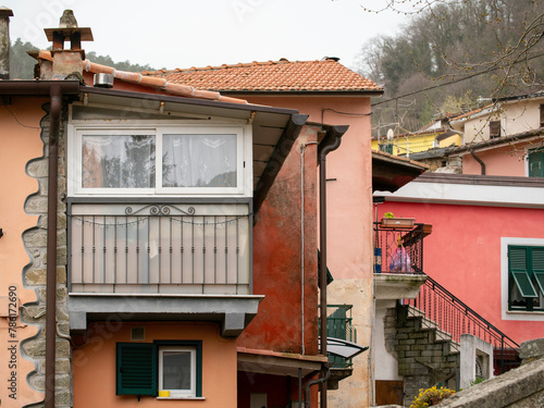 The village of Biassa, near Spezzia (Liguria Italy).