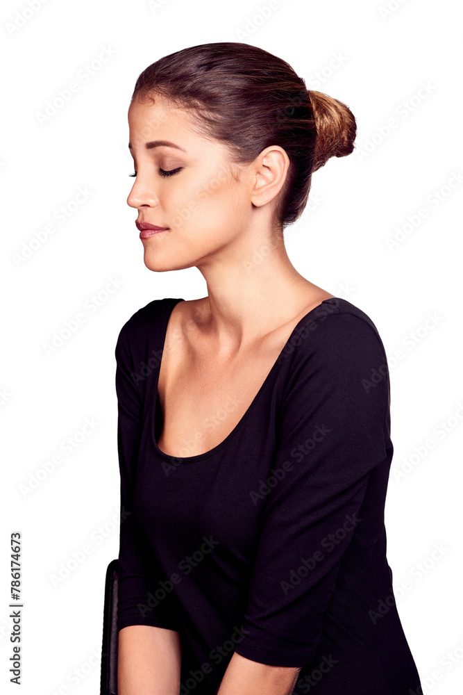 Elegance, woman and skincare by white background for cosmetics with makeup, dermatology and facial glow. Healthy skin, wellness and isolated model in studio for natural beauty, aesthetic and feminine Elegance, woman and skincare by white background for cosmetics with makeup, dermatology and facial glow. Healthy skin, wellness and isolated model in studio for natural beauty, aesthetic and feminine