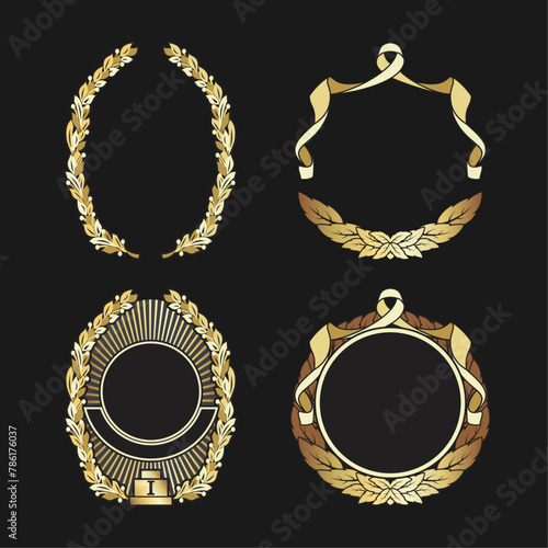 Decorative elements for various designs.
Vector graphics. EPS, CDR.