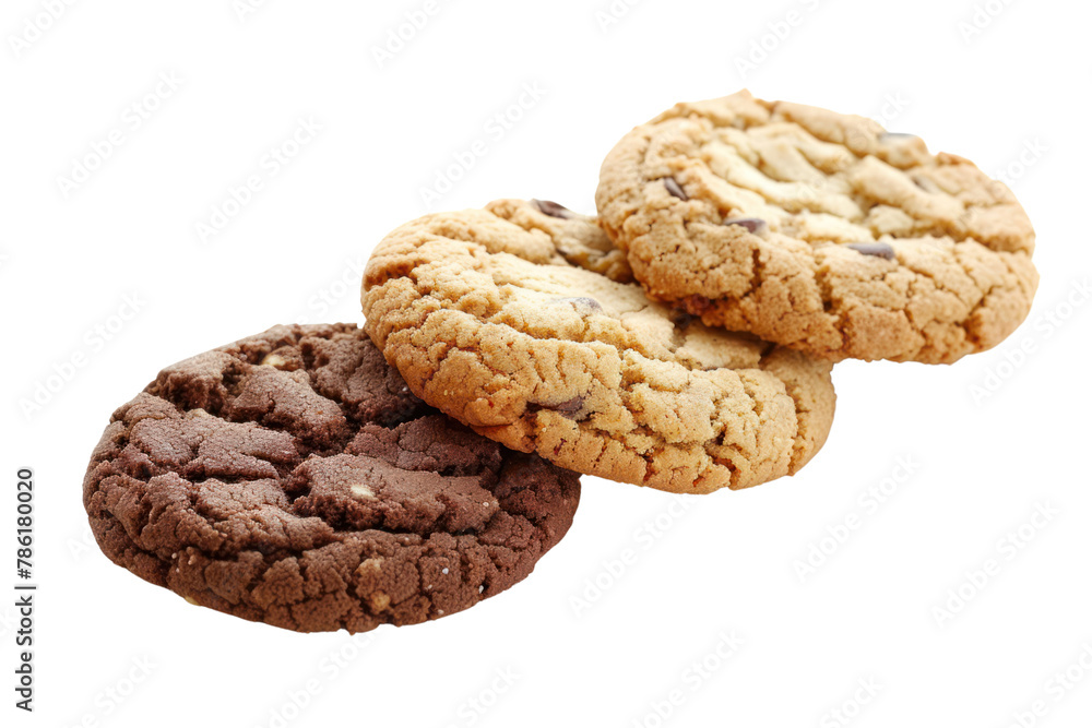 Three piles of cookies
.isolated on white background Three piles of cookies
.isolated on white background