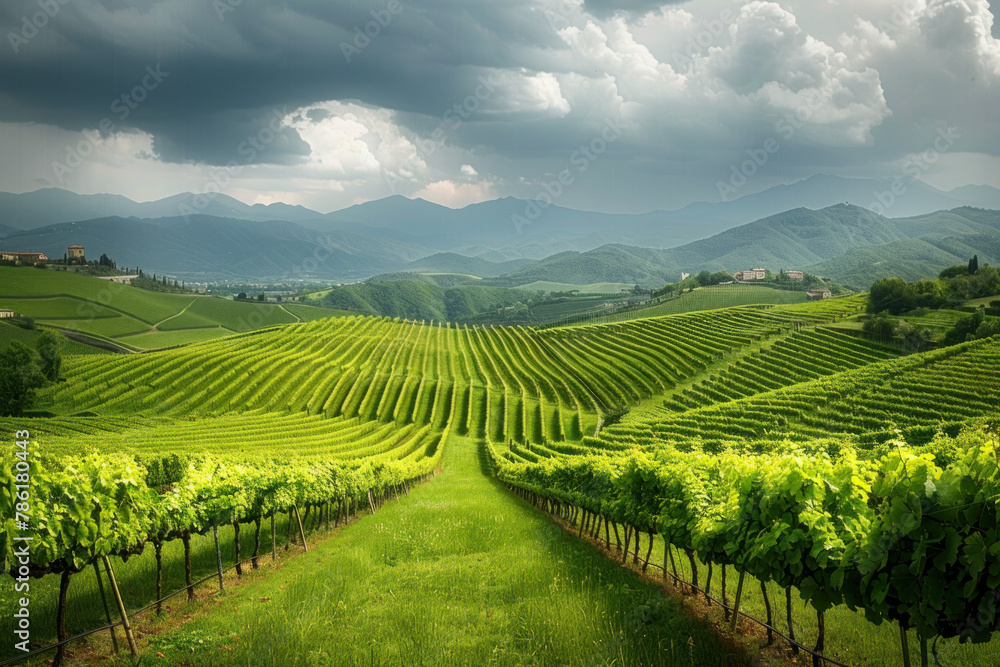 Breathtaking Green Landscape of the Vines