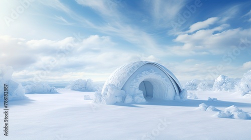 A photo of an Igloo Blending Seamlessly © Xfinity Stock