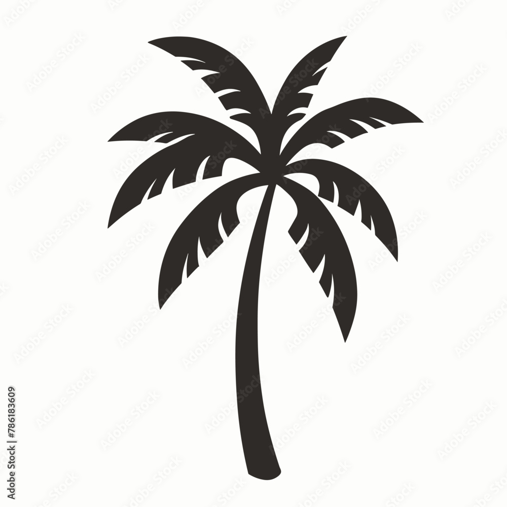 Obraz premium palm tree illustration