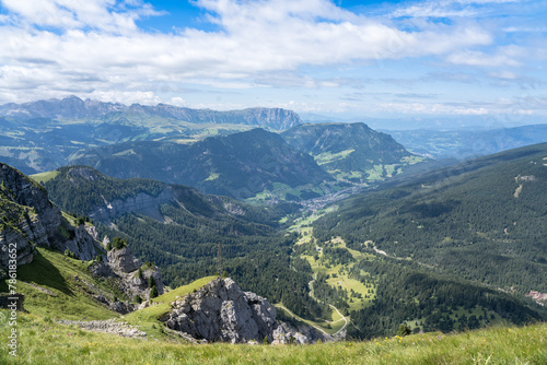 Sella Group massif, South Tyrol, Italy photo