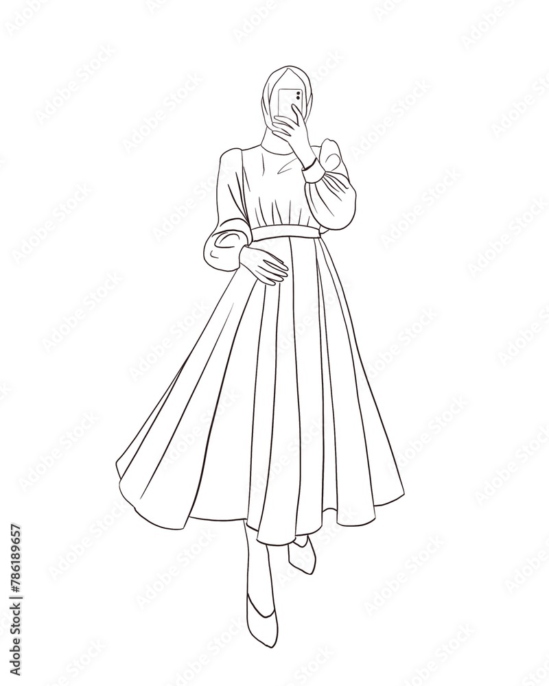 Fototapeta premium illustration of an angel