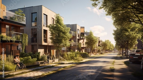 A photo of Cohousing Residences with Minimalistic design