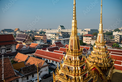 THAILAND BANGKOK BANGLAMPHU WAT RATCHANATDARAM WORAWIHAN photo