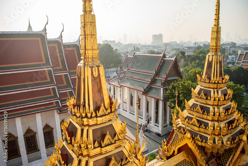 THAILAND BANGKOK BANGLAMPHU WAT RATCHANATDARAM WORAWIHAN photo