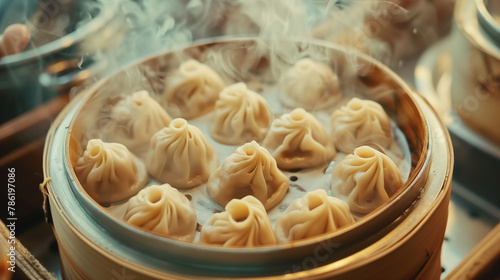 Taste Sensation: Delicious Xiao Long Bao from Above