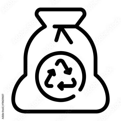 trash line icon