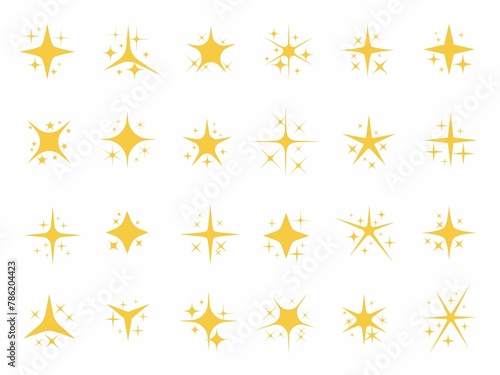 Sparkling Stars Shiny Sparks Glitter Light Star Sparkle Elements.Jpg 2