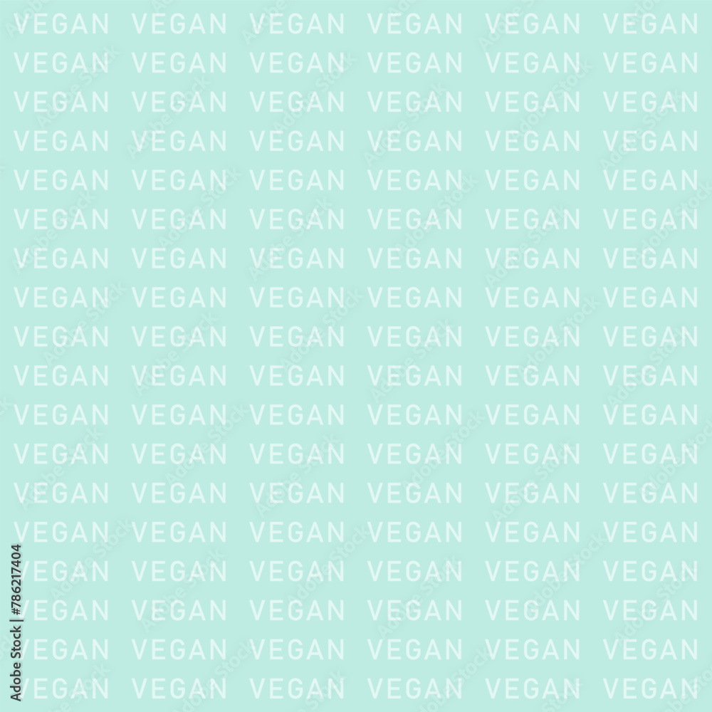 Vegan word pattern content background Vegan word pattern content background