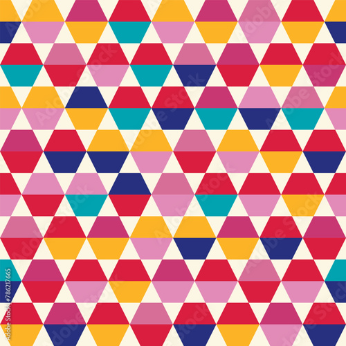 Colorful fun vector texture fashion pattern