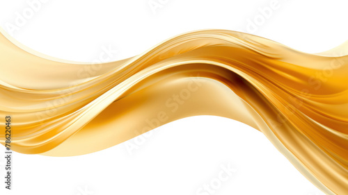 PNG Abstract waves gold backgrounds white background