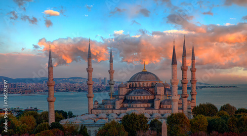 The Sultanahmet Mosque (Blue Mosque)  - Istanbul, Turkey © muratart