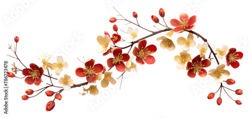 Wallpaper Mural PNG Flower branch plant red Torontodigital.ca