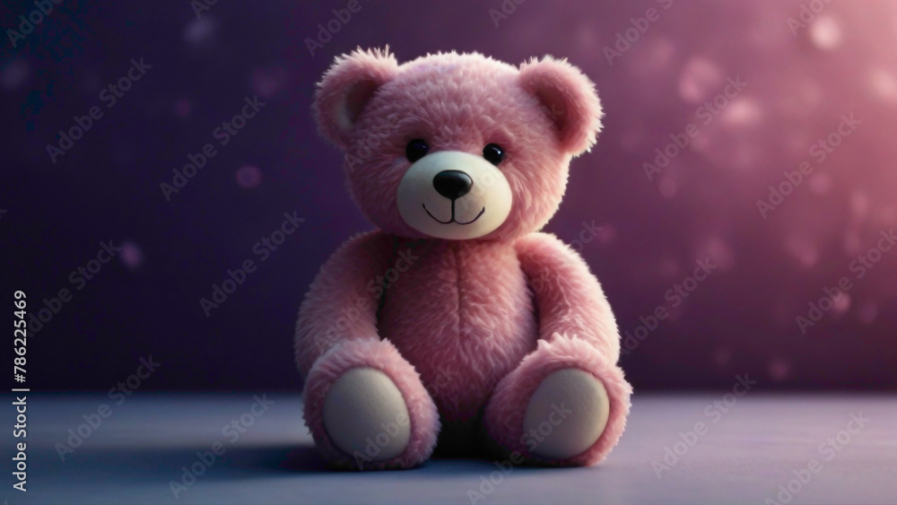 teady bear placed in the shinny dark gradient background with abstract flowers in the hand of colorful pink purple green blue and many others color with rose flowers abstract background with fluffy teady bear placed in the shinny dark gradient background with abstract flowers in the hand of colorful pink purple green blue and many others color with rose flowers abstract background with fluffy