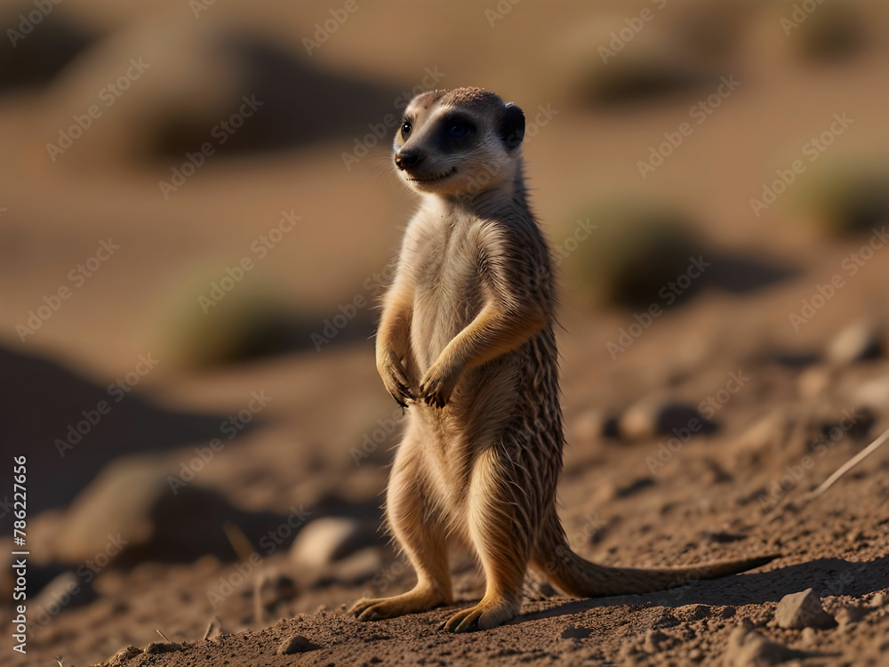 Fototapeta premium meerkat pick